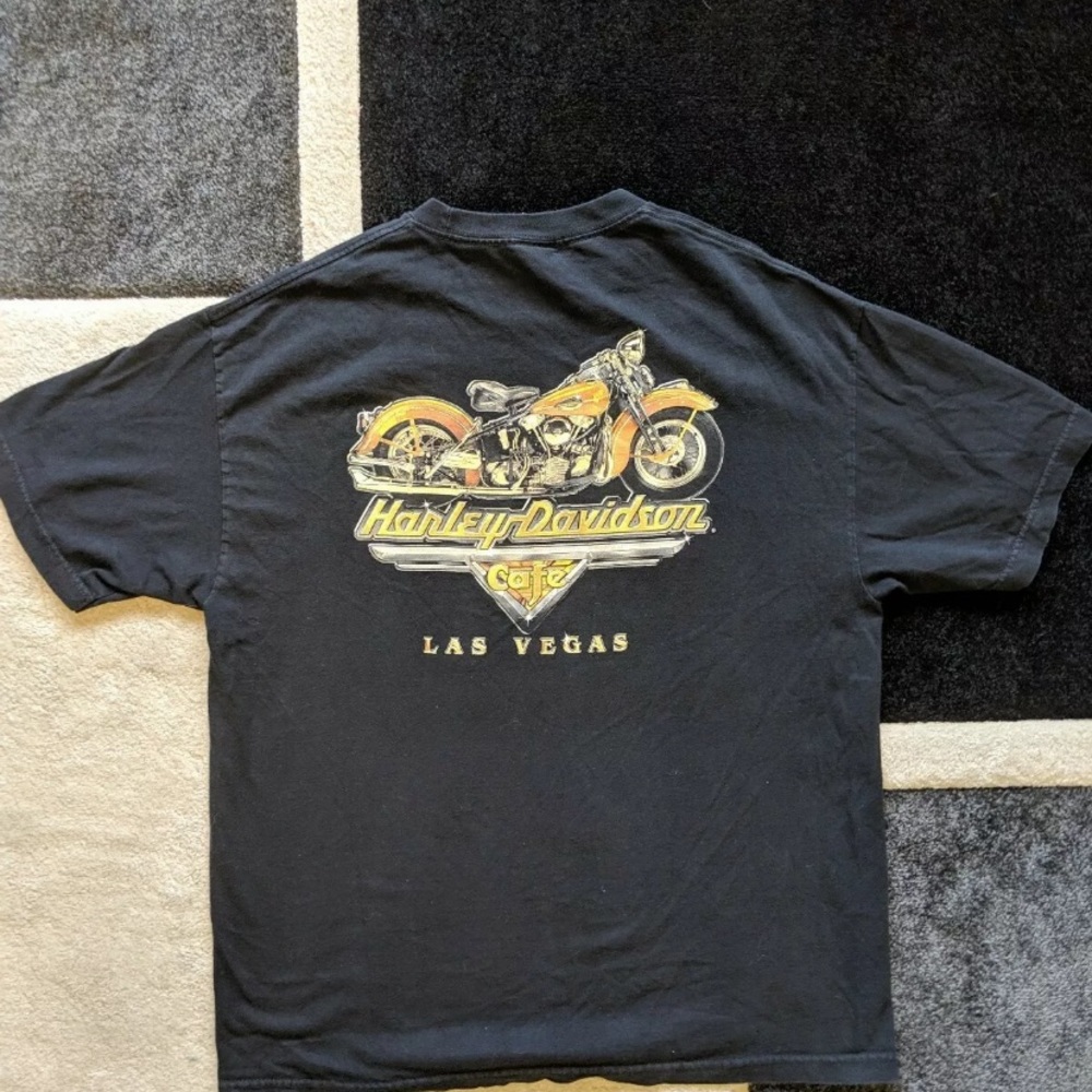 Harley Davidson Live Hard Ride Easy T Shirt